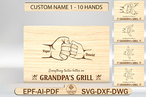 Best Dad Ever svg,Set 1-10 hands