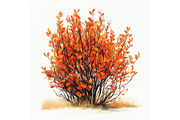 Prompt Watercolor Bushes Clipart, a Decorative Illustration by Creative design (Thumbnail 4 of 7)