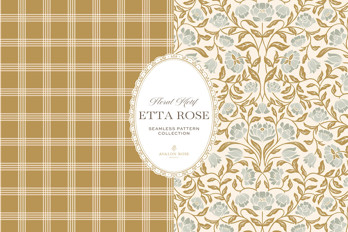 Vintage Sage Floral Print Patterns, a Pattern Graphic by Eclectic Anthology (Photo 4 of 14)