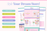 Cute Pastel Stationery Shopify Theme, a Shopify Template by Macarons and Mimosas (Thumbnail 2 of 9)