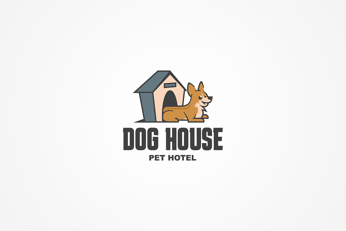 Dog House Logo Template, a Branding & Logo Template by floringheorghe (Photo 1 of 2)