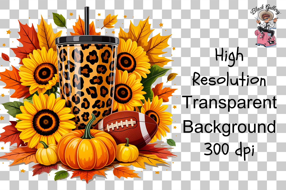 10 Leopard Print Tumbler PNG, a Graphic by Clipart Bloom (Photo 9 of 11)