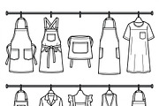 Bundles Set Bakery Packaging Icons, an Outline Icon by adenpinkstore (Thumbnail 7 of 12)