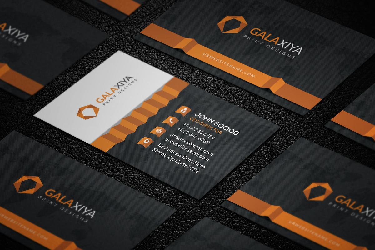 Modern Creative ZigZag BusinessCards, a Business Card Template by Galaxiya (Photo 6 of 9)