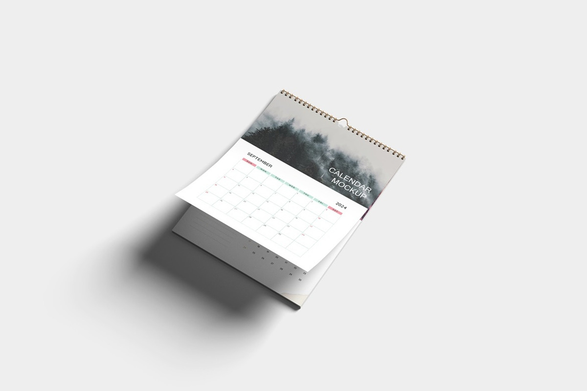 Calendar Mockup, a Product Mockup by Sweetdady (Photo 3 of 6)