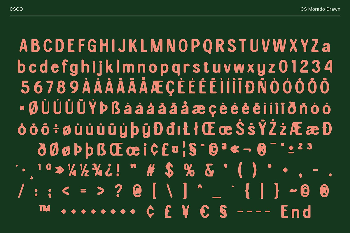 CS Morado Drawn, a Sans Serif Font by Craft Supply Co. (Photo 8 of 8)