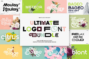 ULTIMATE LOGO FONT BUNDLE