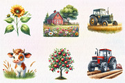 Farm Yard Animals, Clipart, an Illustration by CreationArt (Thumbnail 2 of 6)