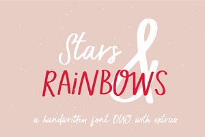 Stars and Rainbows Font Combo