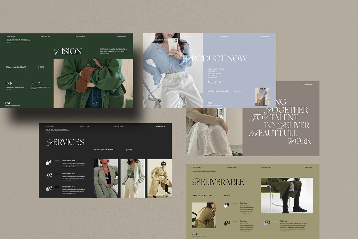 Services Guide Presentation Template, a Presentation Template by UpSolution (Photo 7 of 9)