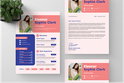 Pink Creative Resume & Cover Letter, a Resume Template by Annora Studio (Thumbnail 6 of 7)