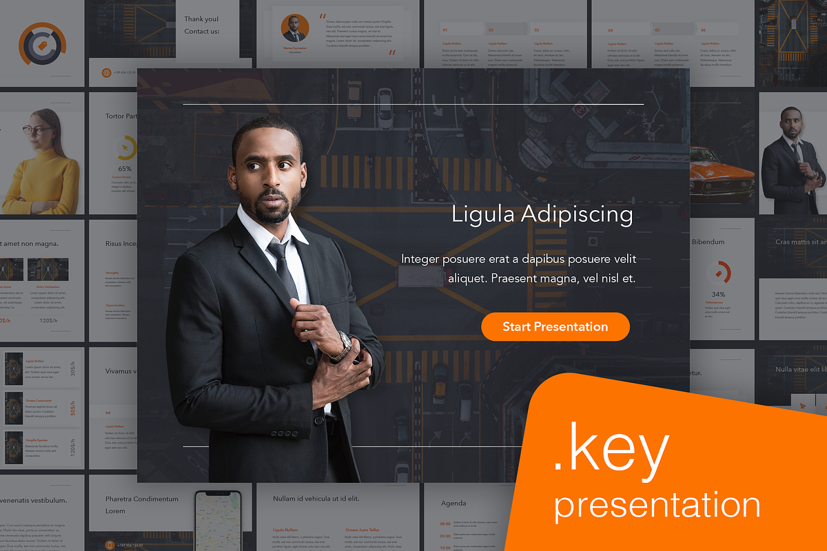 Rolling Keynote Template, a Presentation Template by Jumsoft (Photo 1 of 20)