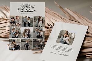 Christmas Card Template CC204