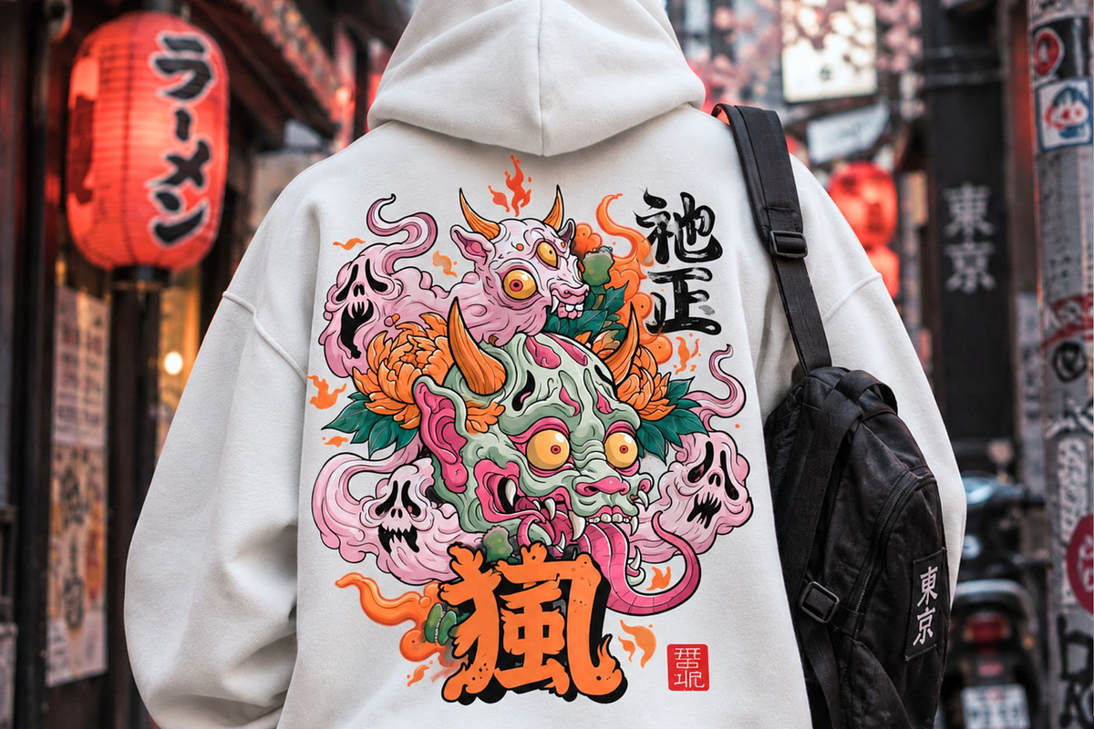 500+ Japanese T-Shirt Designs Bundle, a Decorative Illustration by Selenique Studio (Photo 10 of 16)