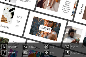 Social Media Press Kit Layout