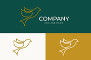 Abstract Illustration Bird Fly Logo, a Branding & Logo Template by Signatoro (Thumbnail 1 of 4)
