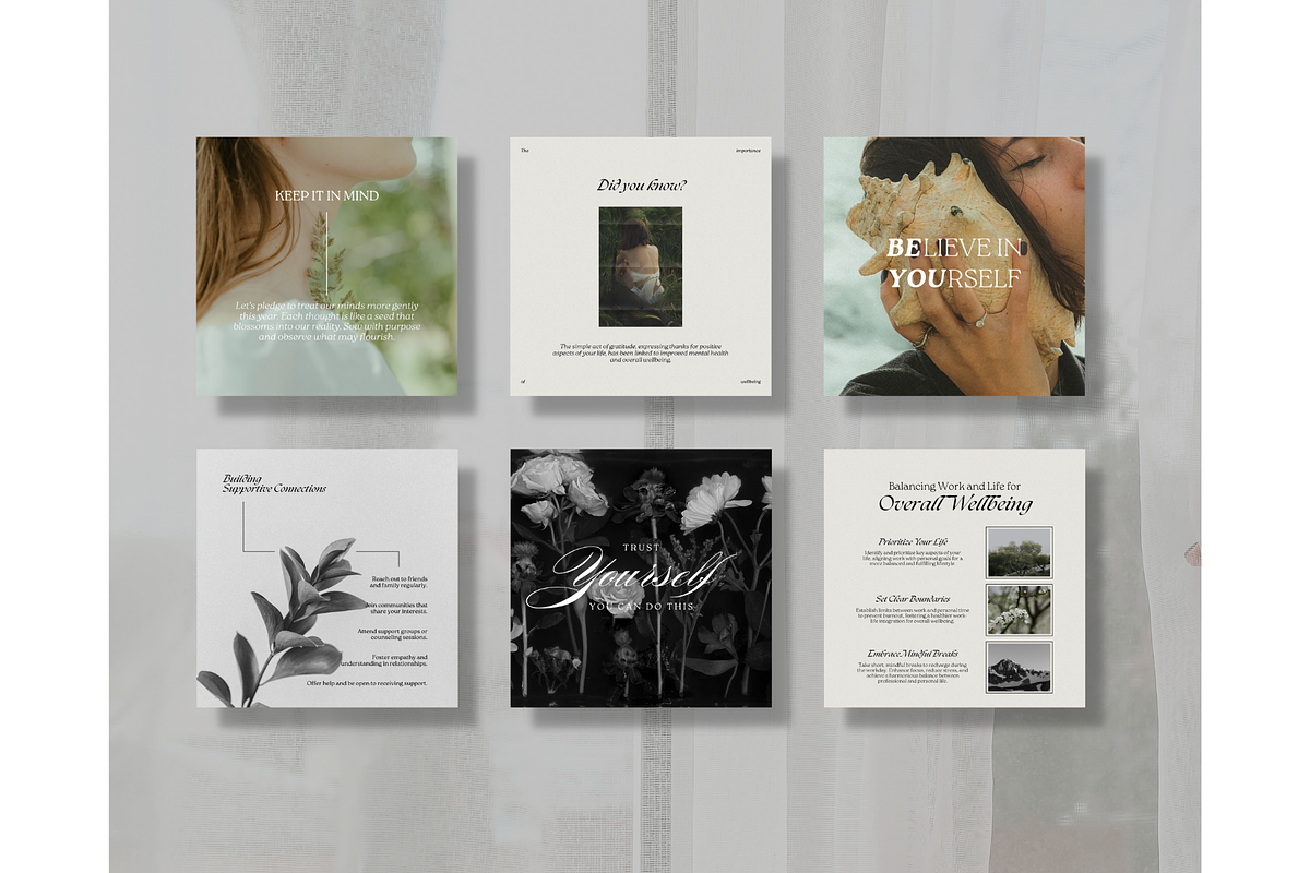 Wellbeing Coach Template - Canva, a Social Media Template by TheTemplateTopia (Photo 2 of 10)