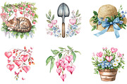 Shabby Chic Clipart, a Seasonal Illustration by Designking (Thumbnail 4 of 5)