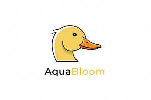Aqua Bloom Yellow, a Branding & Logo Template by Logocreative