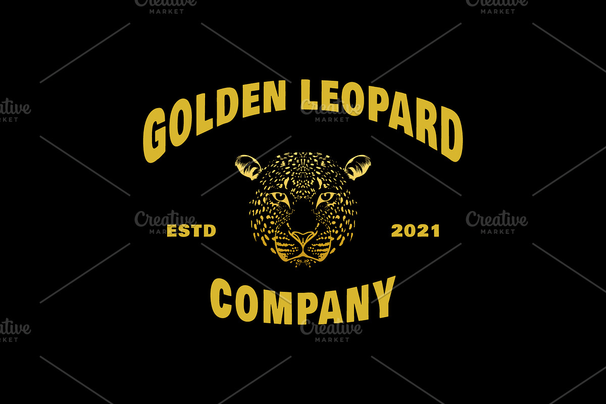 Golden Leopard Logo, a Branding & Logo Template by Atlantis X Nurman Arbai (Photo 2 of 2)