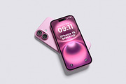 iPHONE 16 MOCKUP, an iPhone Mockup by xavier_studio (Thumbnail 2 of 5)