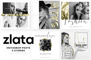 ZLATA - Instagram Templates