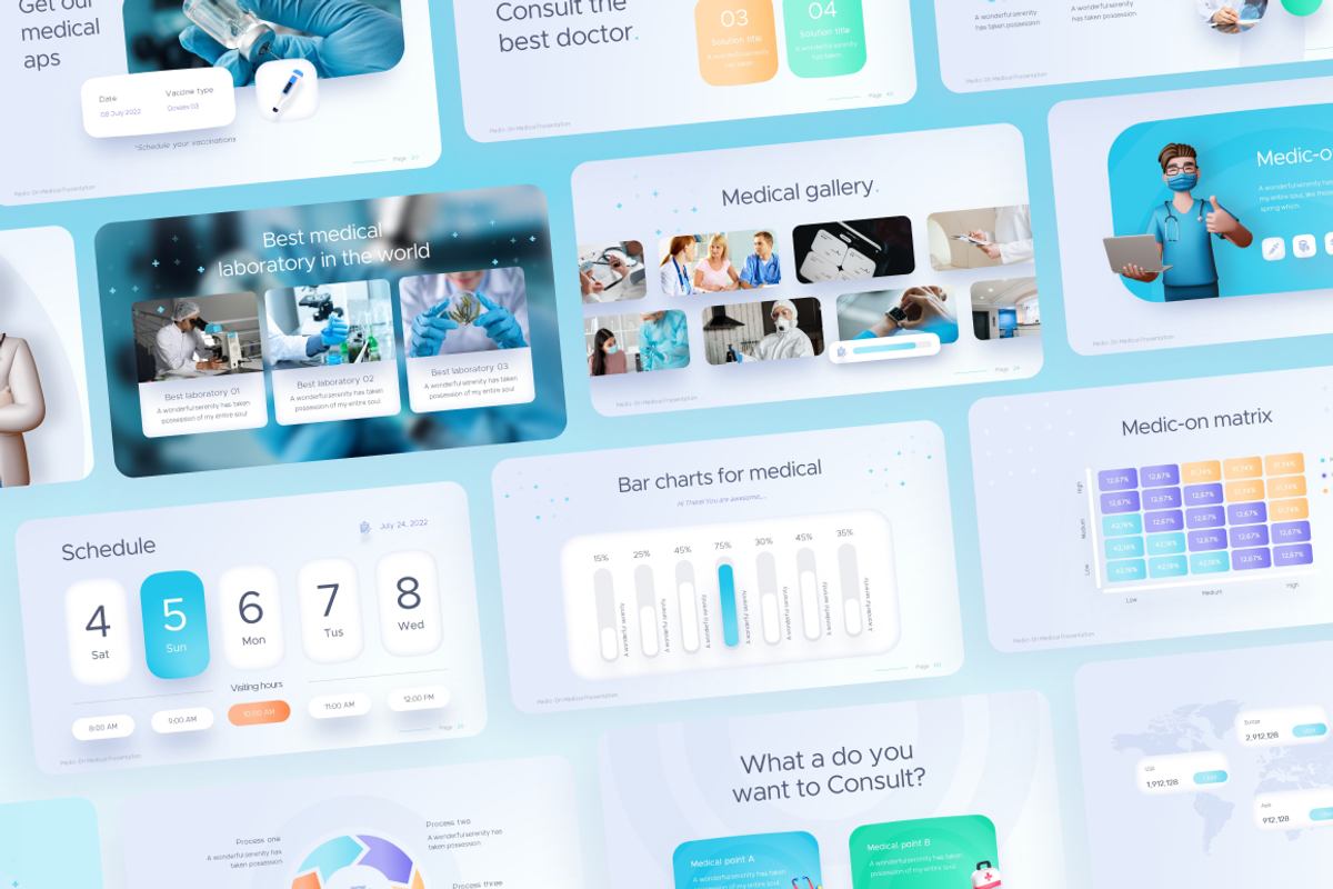 Medic On PowerPoint Template, a Presentation Template by Brandearth RRGraph (Photo 3 of 6)
