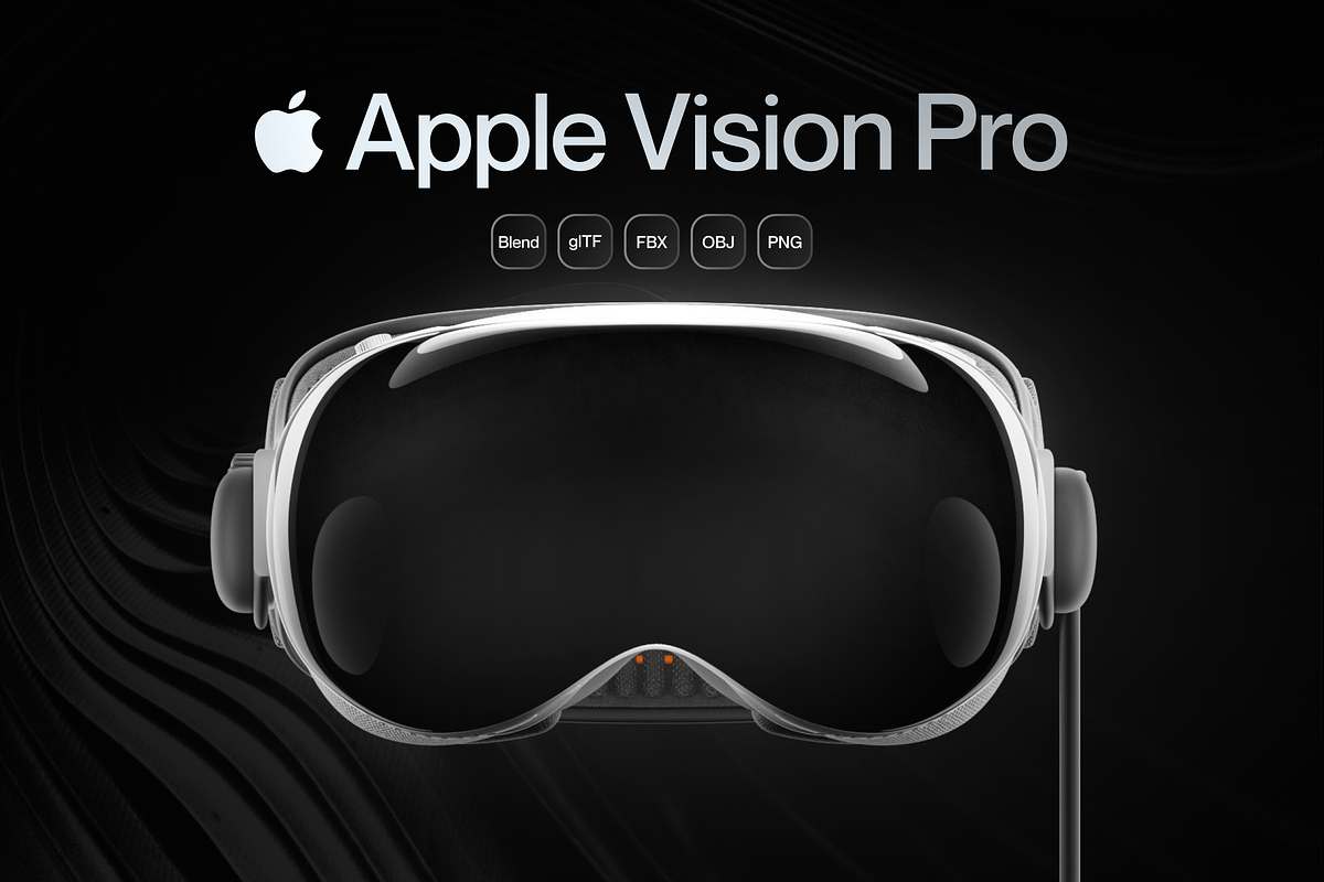 Apple 3D Vision Pro, an Object 3D Model by Illustraly Design (Photo 1 of 8)