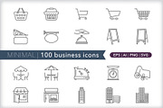 Minimal 100 business icons, an Outline Icon by Picture Window (Thumbnail 6 of 10)