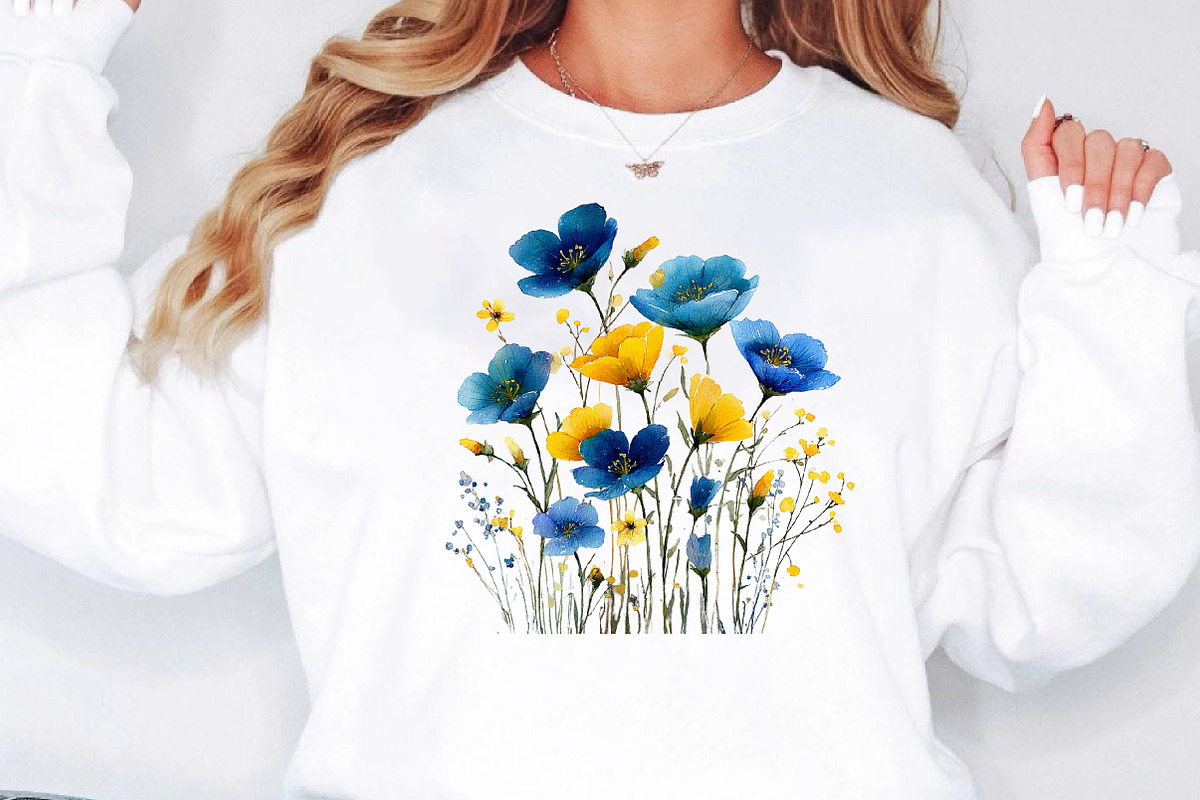 Meadow wildflowers Clipart, an Illustration by Designworld (Photo 7 of 8)