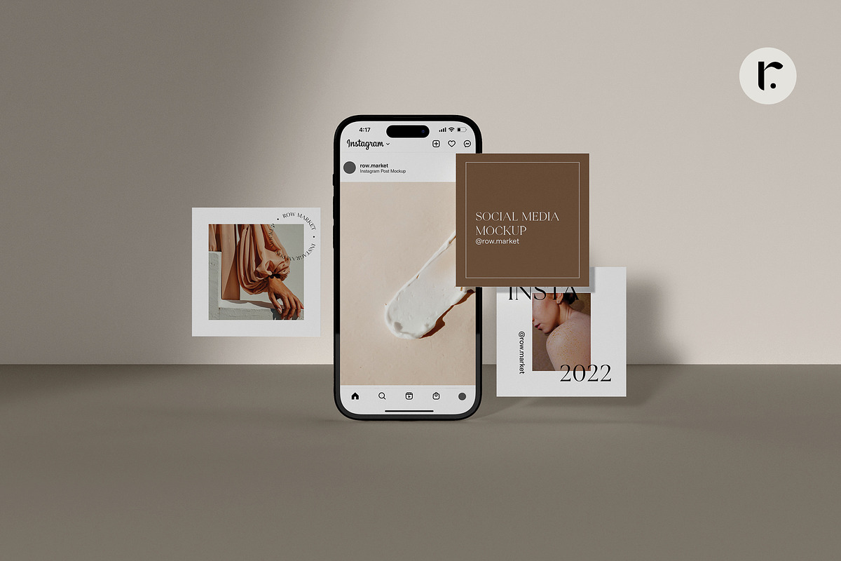 Instagram Post Mockup, an iPhone Mockup by Row Creative (Photo 4 of 13)