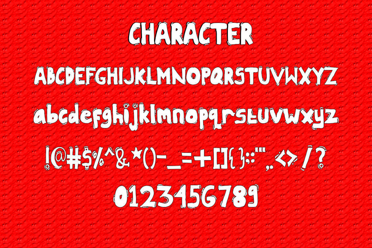 ABABYLO - Cartoon Display Font, a Font by Naistudio (Photo 6 of 8)