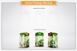 Carton Package Mockup