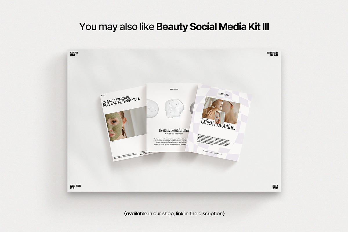 Beauty - Social Media Kit (I), a Social Media Template by Wildnun Studio (Photo 18 of 19)