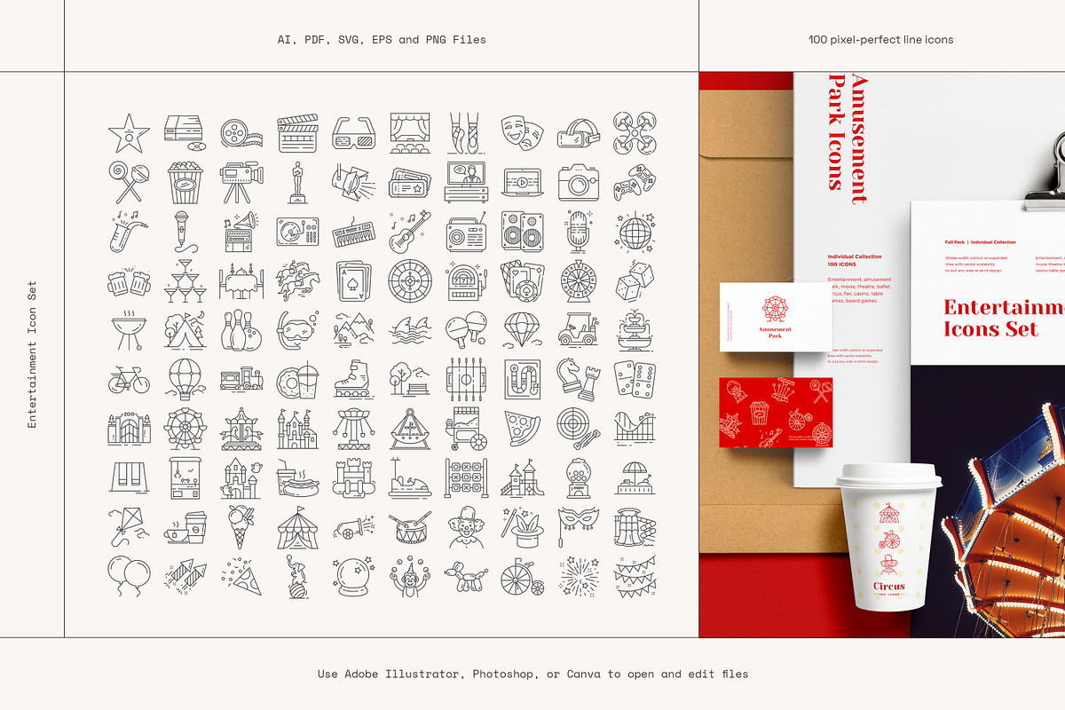 Mega Bundle 20 in 1, an Outline Icon by iStar Design (Photo 7 of 22)