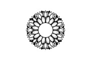 Floral Mandala Circle Frame Bundle, an Illustration by Gaye Art (Thumbnail 30 of 51)