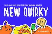 Quirky Daily — Playful Display Font, a Handwritten Font by Claymoon Lab (Thumbnail 1 of 14)