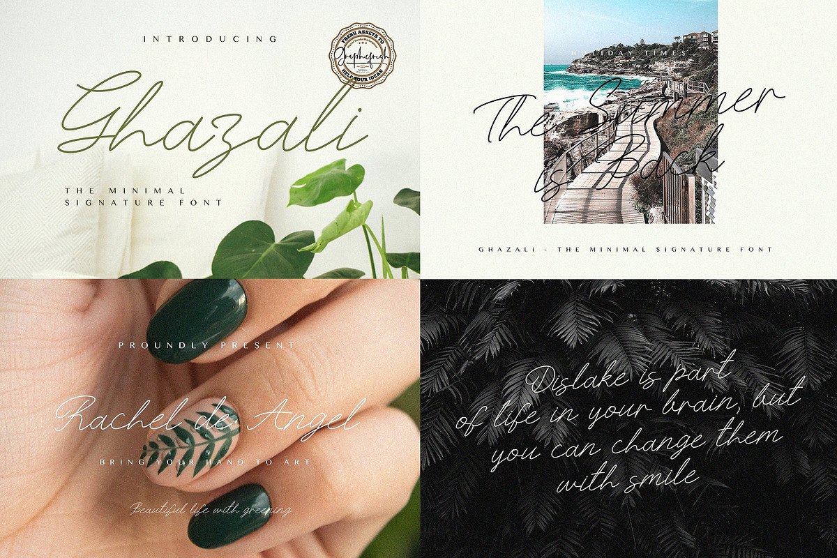 The Modern Signature Font Bundle, a Script Font by Graphicfresh (Photo 7 of 11)
