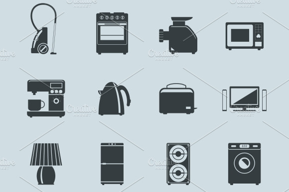 Household Appliances Icons