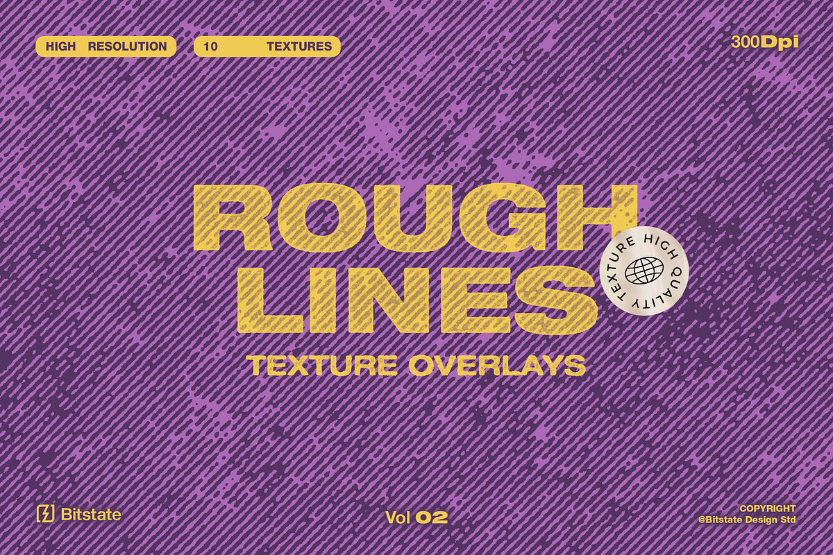 Rough Lines - Texture Overlays, a Texture Graphic by Bitstate Design (Photo 1 of 4)