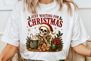 Funny Skeleton Christmas Png, a Seasonal Illustration by Sublimation Artist (Thumbnail 4 of 9)