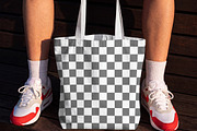 Eco-Friendly Fabric Tote Bag Mockup, a Packaging Mockup by Designer Dude (Thumbnail 2 of 2)