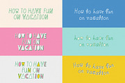 Demetri • Playful, Quirky Font, a Sans Serif Font by Becky Simpson (Thumbnail 10 of 13)