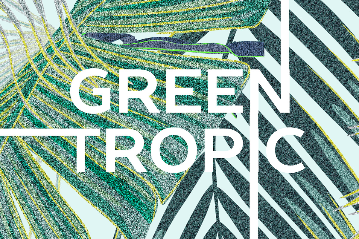 GREEN TROPIC seamless patterns, a Pattern Graphic by ANAKOTO (Photo 11 of 14)