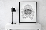 Mehndi ornamental tattoo, an Illustration by Astarta (Thumbnail 2 of 10)