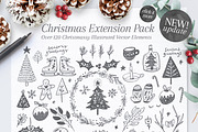 Poppit & Finch Fonts & Illustrations, a Script Font by Nicky Laatz (Thumbnail 4 of 14)