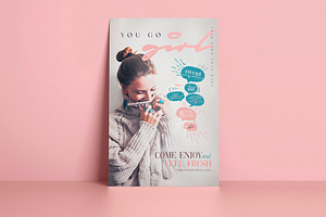 You Go Girl Flyer Template