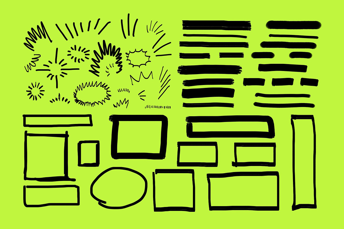 226 PNG Marker Elements, an Object Graphic by Design Squad (Photo 2 of 9)