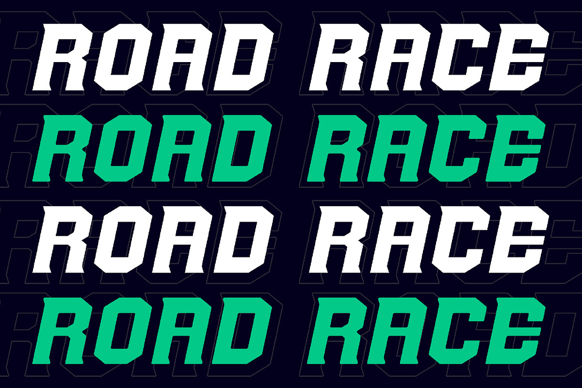 Driftrot - Sporty Display Font, a Handwritten Font by AQR Studio (Photo 12 of 12)