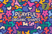 Playful Organic Shapes, a Pattern Graphic by PenguinHouse (Thumbnail 1 of 7)